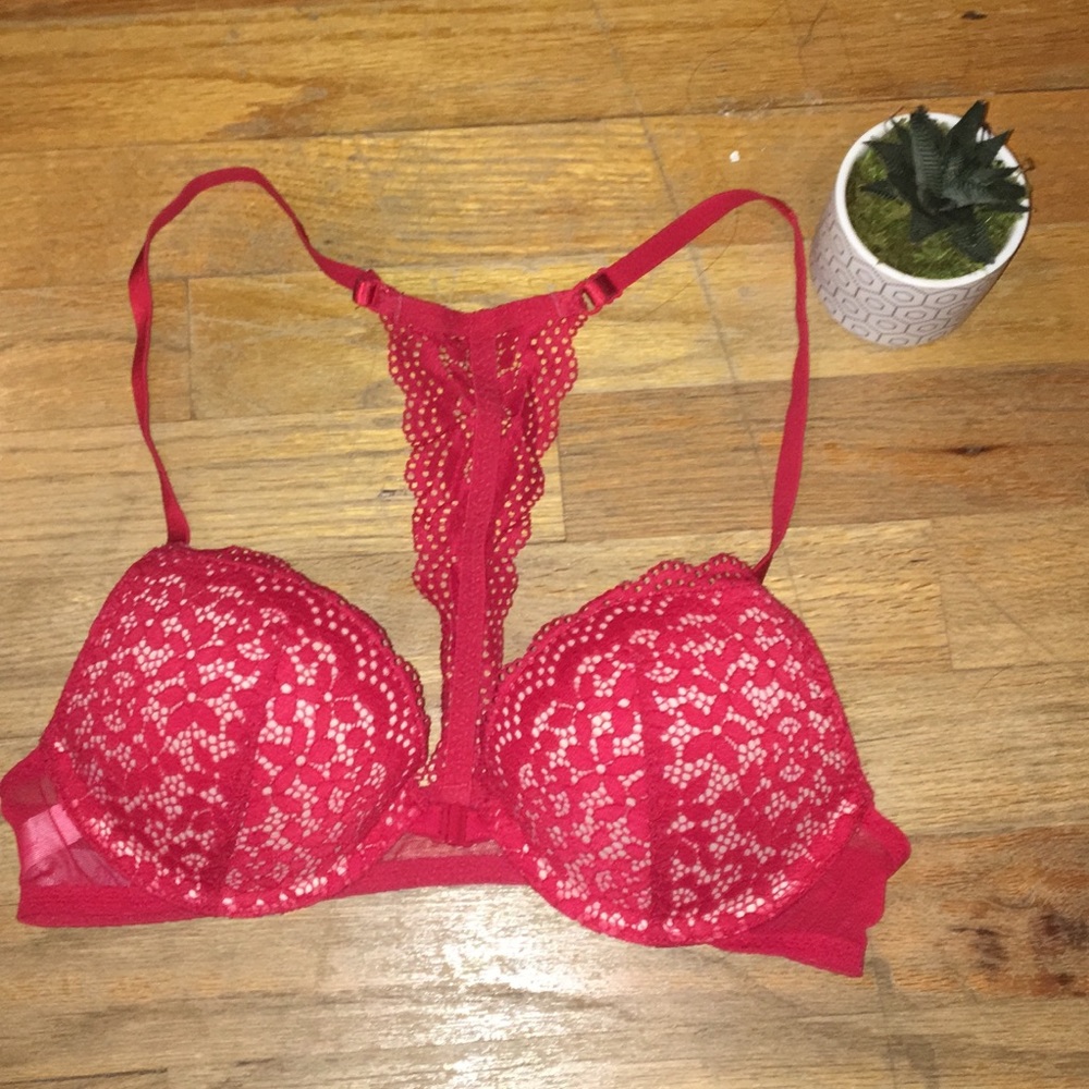 Red bralette